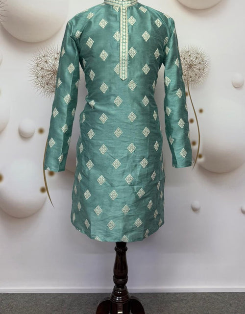 Load image into Gallery viewer, Men’s Sequence Embroidery Kurta Pajama mahezon
