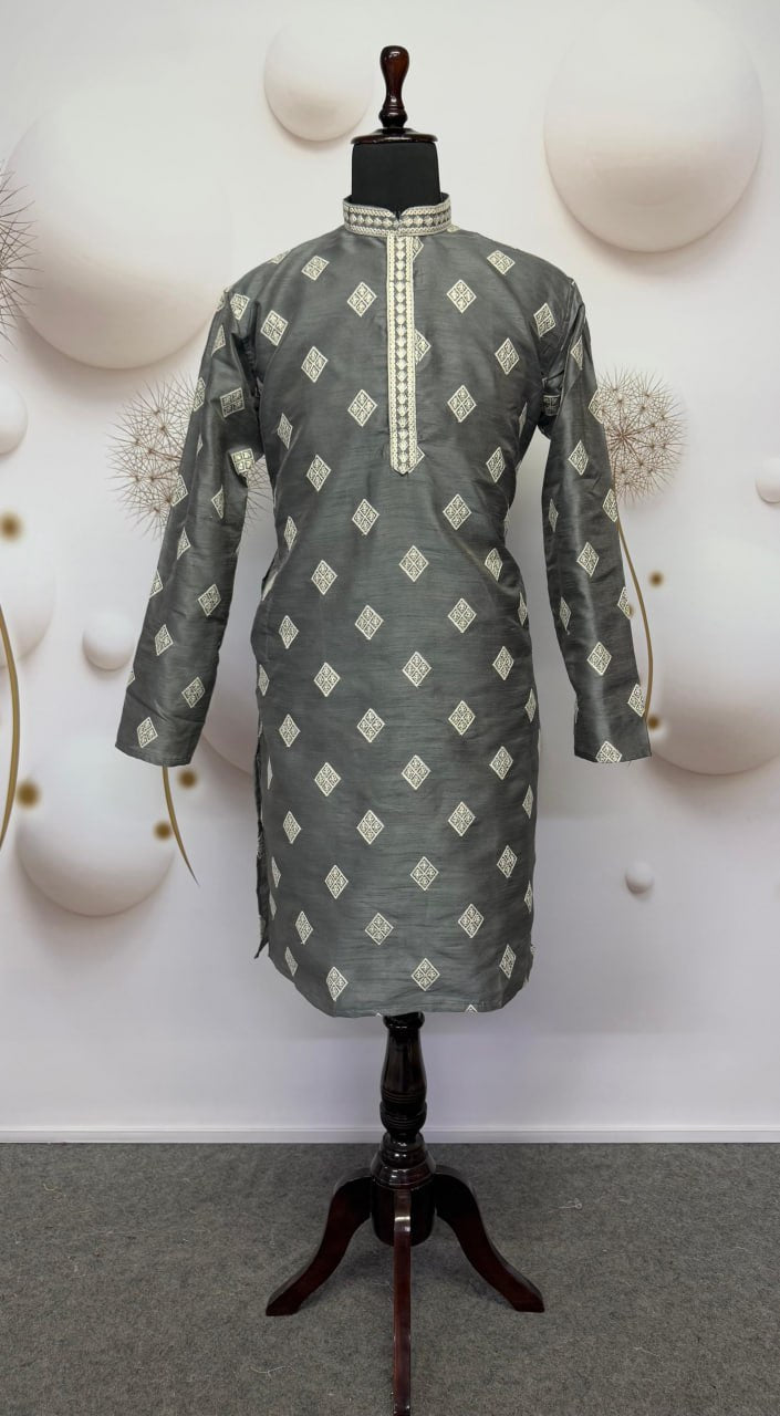 Men’s Sequence Embroidery Kurta Pajama mahezon