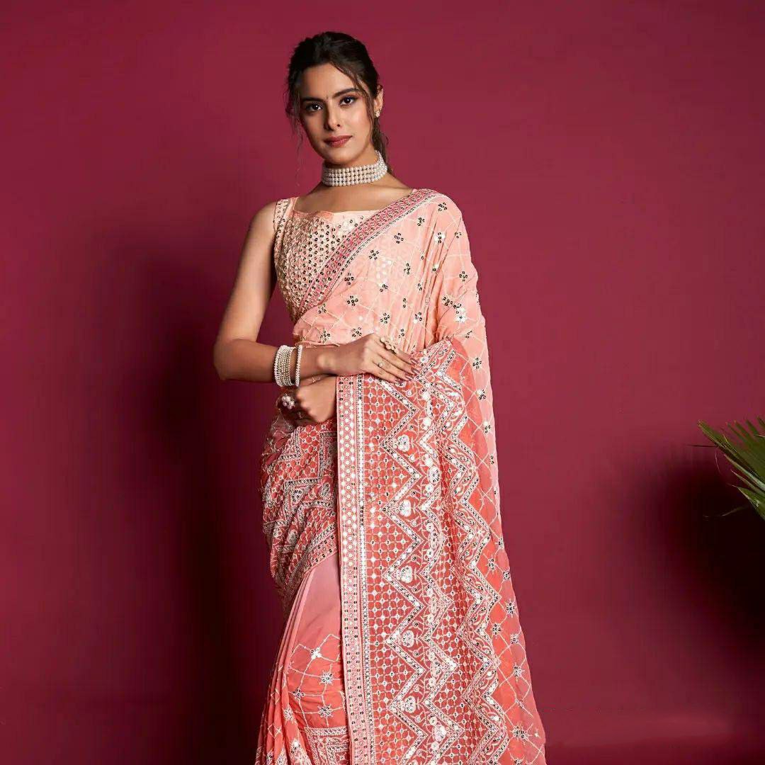 Festive Designer Sequence Women’s Saree mahezon