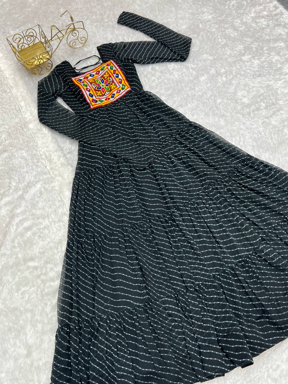 Navratri Women’s Anarkali Gown Dress mahezon