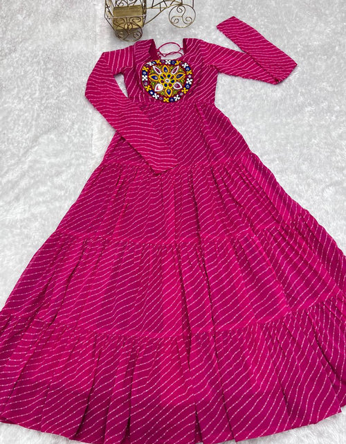 Load image into Gallery viewer, Navratri Women’s Anarkali Gown Dress mahezon
