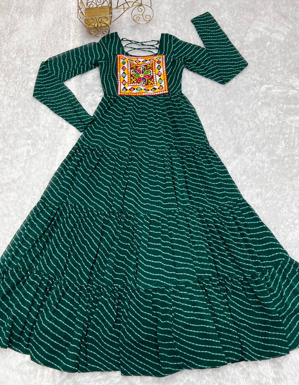 Navratri Women’s Anarkali Gown Dress mahezon