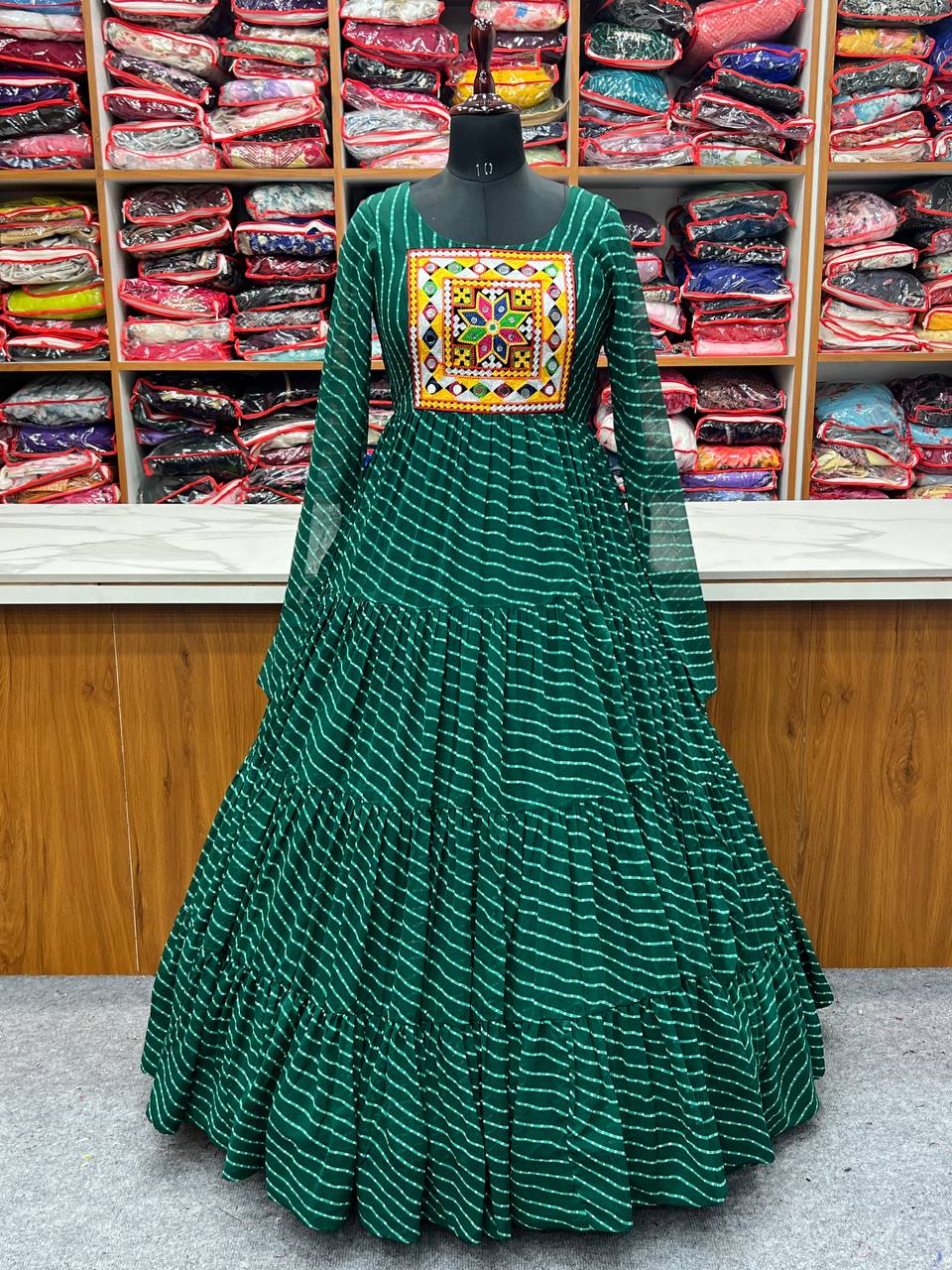 Navratri Women’s Anarkali Gown Dress mahezon