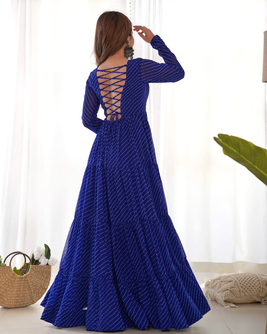 Navratri Women’s Anarkali Gown Dress mahezon