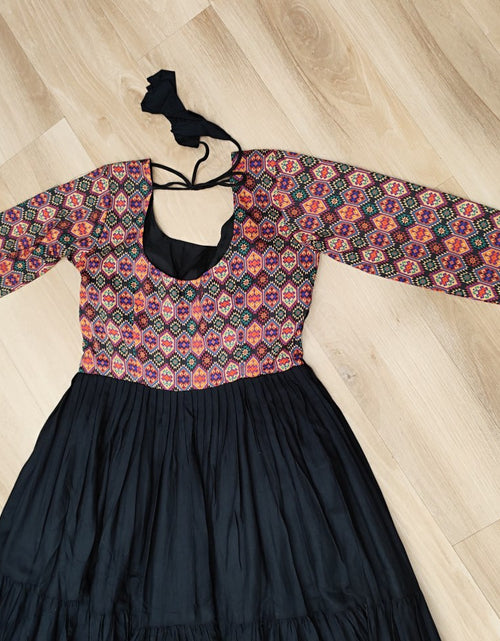 Load image into Gallery viewer, Navratri Black Traditional Indian Women Gown mahezon
