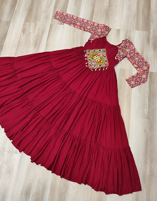 Load image into Gallery viewer, Navratri Black Traditional Indian Women Gown mahezon
