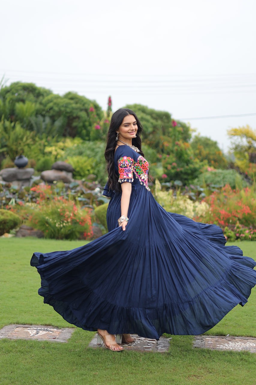 Navratri Traditional Indian Women Gown mahezon