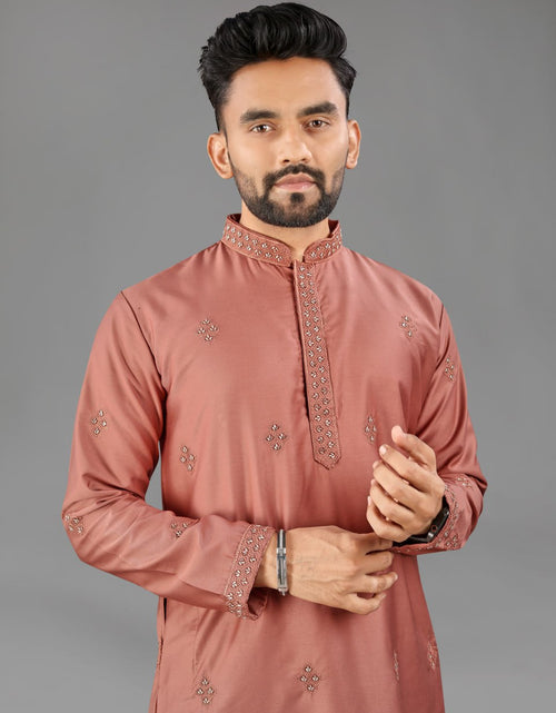 Load image into Gallery viewer, Indian Traditional Designer Cotton Men Kurta Pajama mahezon
