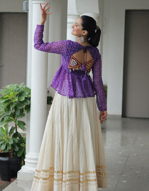 Load image into Gallery viewer, Navratri Garba Women’s Lehenga Blouse mahezon
