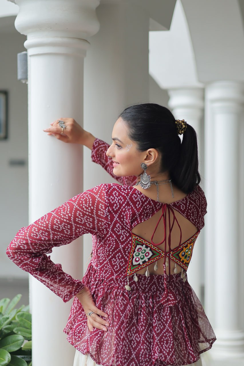 Navratri Garba Women’s Lehenga Blouse mahezon
