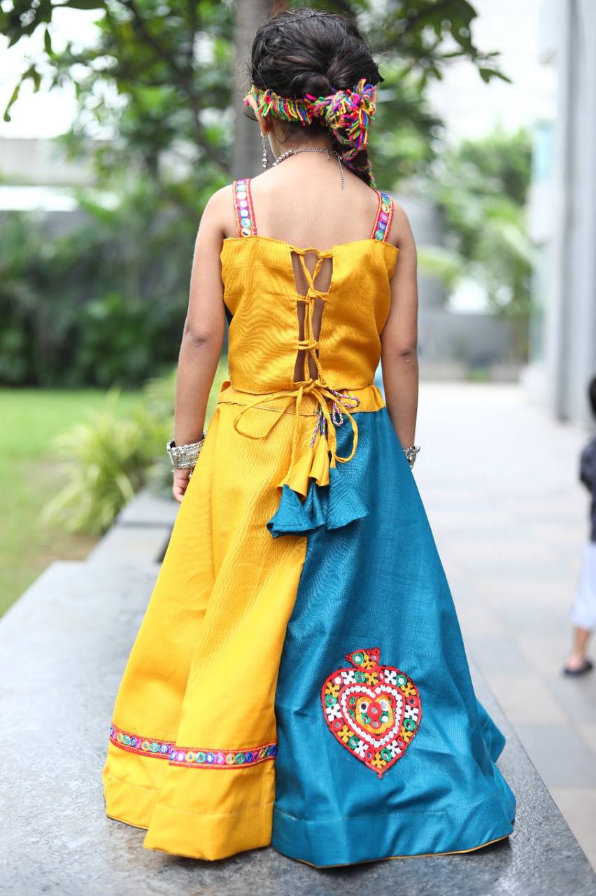 Navratri Garba Kids Girls Lehenga Blouse mahezon