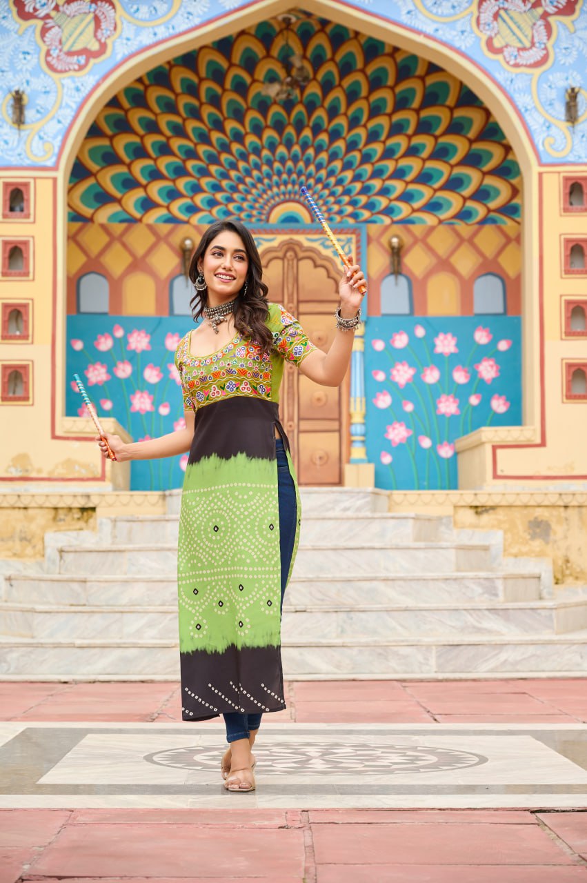 Navratri Garba Women Kurti mahezon