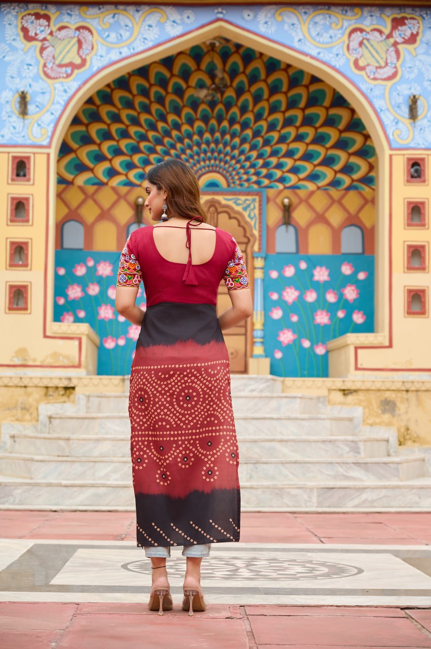 Navratri Garba Women Kurti mahezon