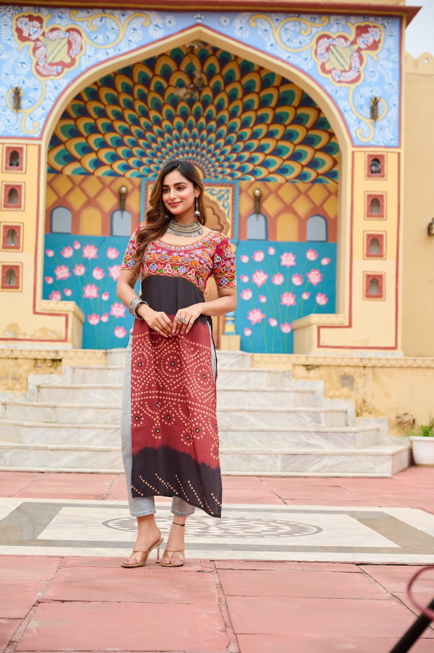 Navratri Garba Women Kurti mahezon