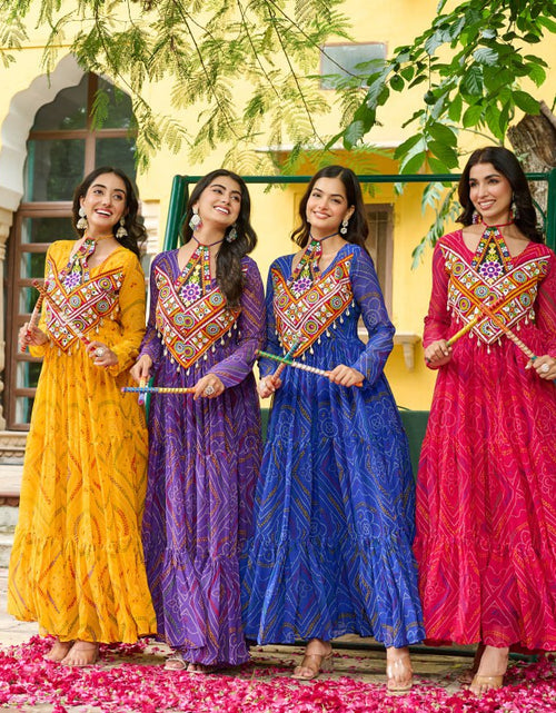 Load image into Gallery viewer, Navratri Traditional Indian Women Gown Dress mahezon
