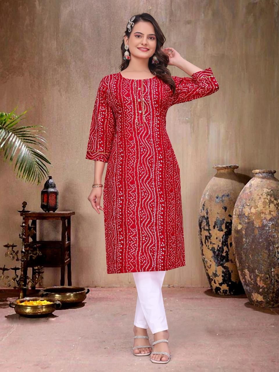 Couple Wear Badhani Print Indian Traditional Same Matching Outfits Set mahezon