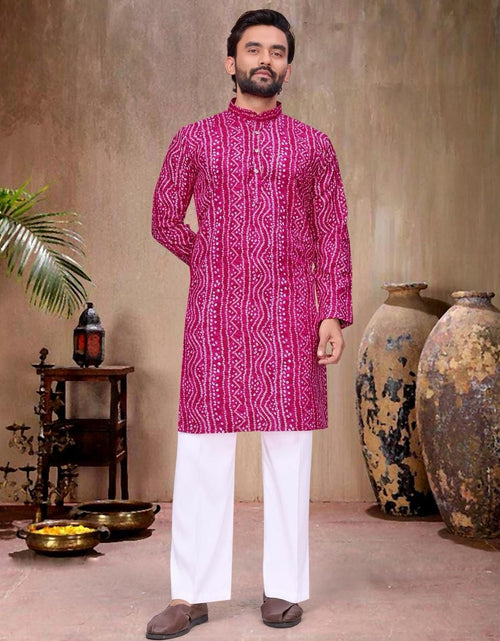 Load image into Gallery viewer, Couple Wear Badhani Print Indian Traditional Same Matching Outfits Set mahezon
