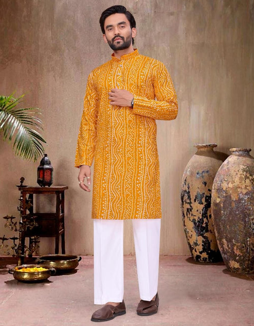 Load image into Gallery viewer, Couple Wear Badhani Print Indian Traditional Same Matching Outfits Set mahezon
