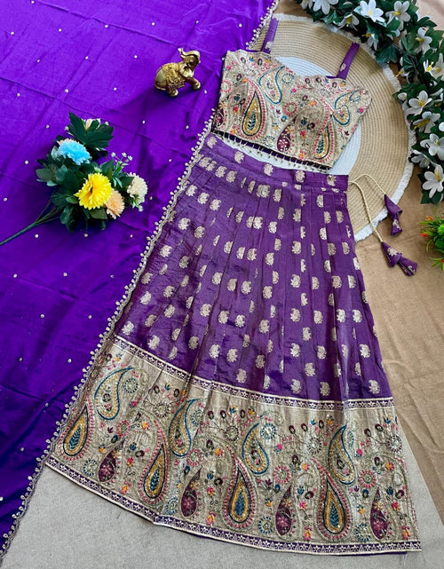 Load image into Gallery viewer, Festive Mother Daughter Twinning Lehenga Choli Dupatta Outfit Set mahezon
