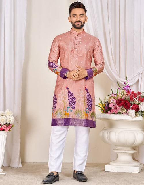 Load image into Gallery viewer, Traditional Couple Wear Same Matching Men Kurta Pajama Women Lehenga Choli Dupatta Outfits mahezon
