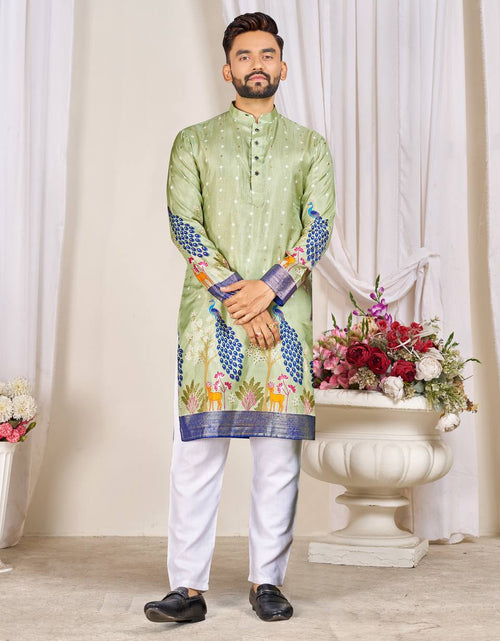 Load image into Gallery viewer, Traditional Couple Wear Same Matching Men Kurta Pajama Women Lehenga Choli Dupatta Outfits mahezon

