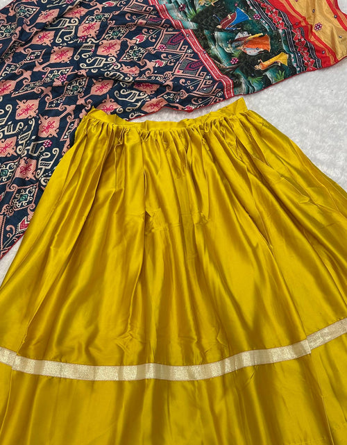 Load image into Gallery viewer, Traditional Navratri Garba Yellow Women Lehenga Choli mahezon
