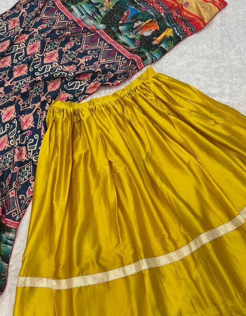 Load image into Gallery viewer, Traditional Navratri Garba Yellow Women Lehenga Choli mahezon
