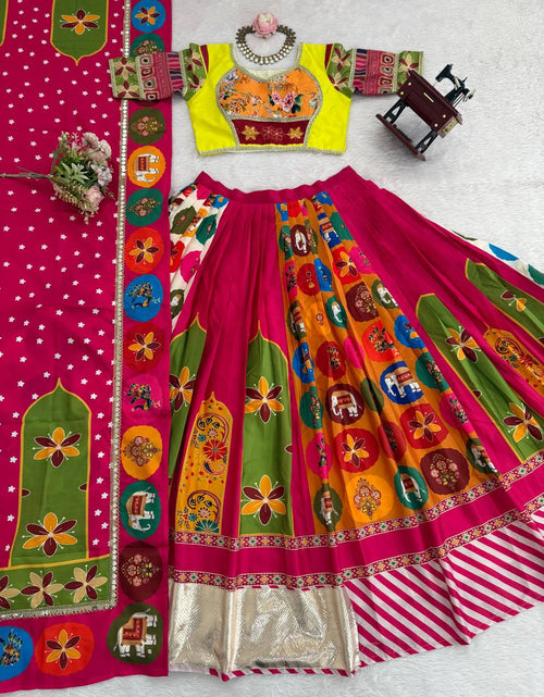Load image into Gallery viewer, Navratri Special Embroidery Garba Women Lehenga Choli Dupatta Set mahezon
