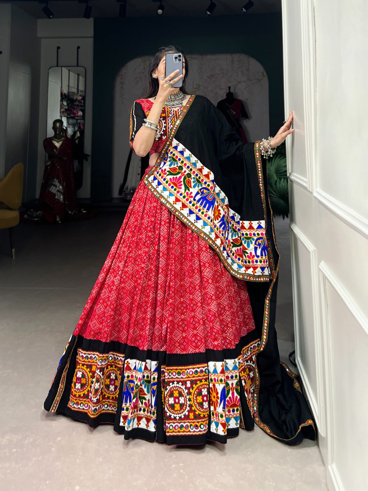 Navratri Garba Premium Girls Chaniya Choli Dupatta mahezon