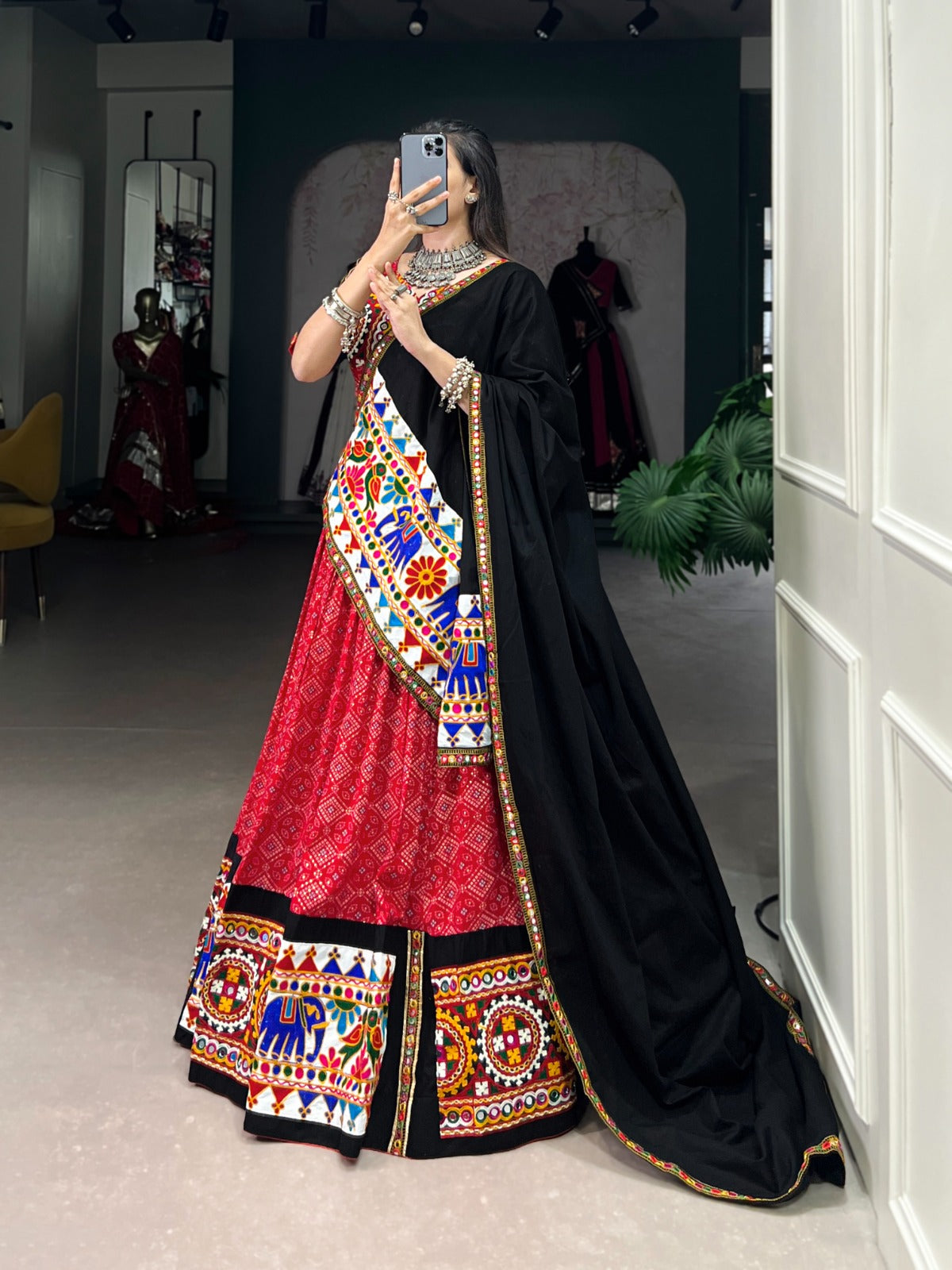 Navratri Garba Premium Girls Chaniya Choli Dupatta mahezon