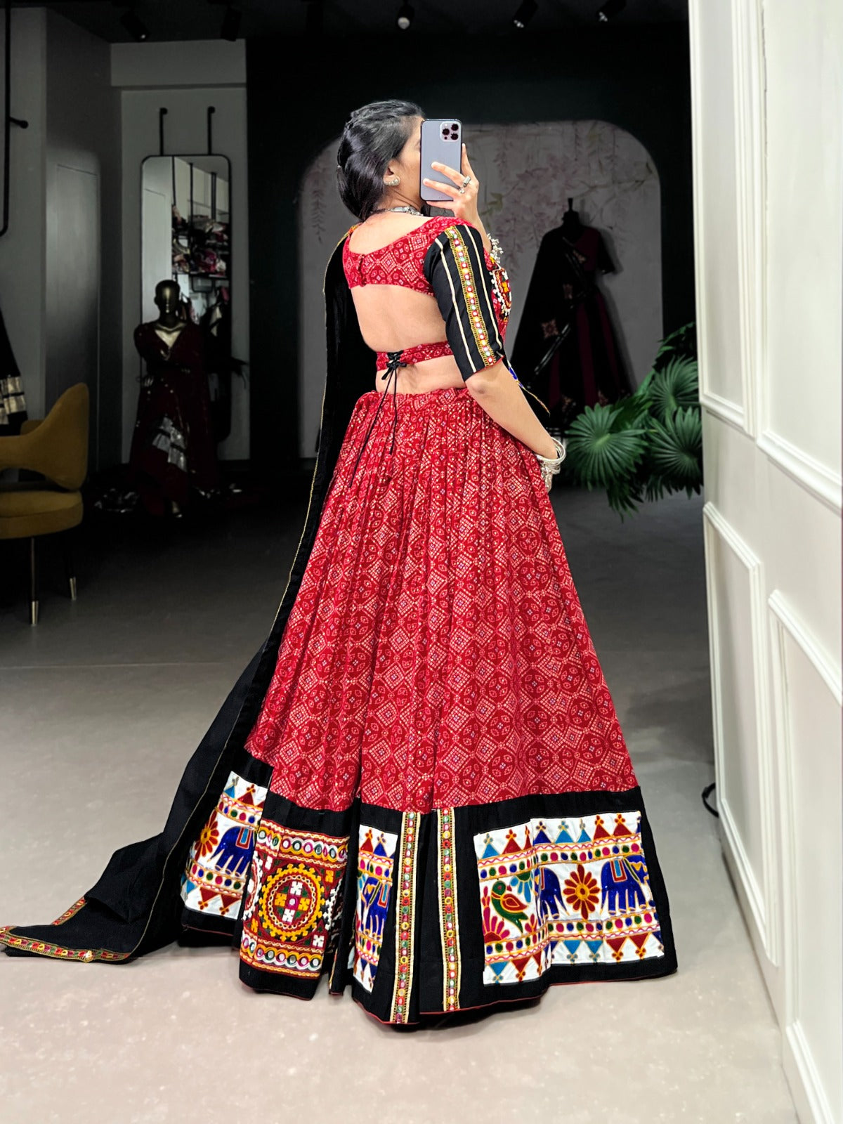 Navratri Garba Premium Girls Chaniya Choli Dupatta mahezon
