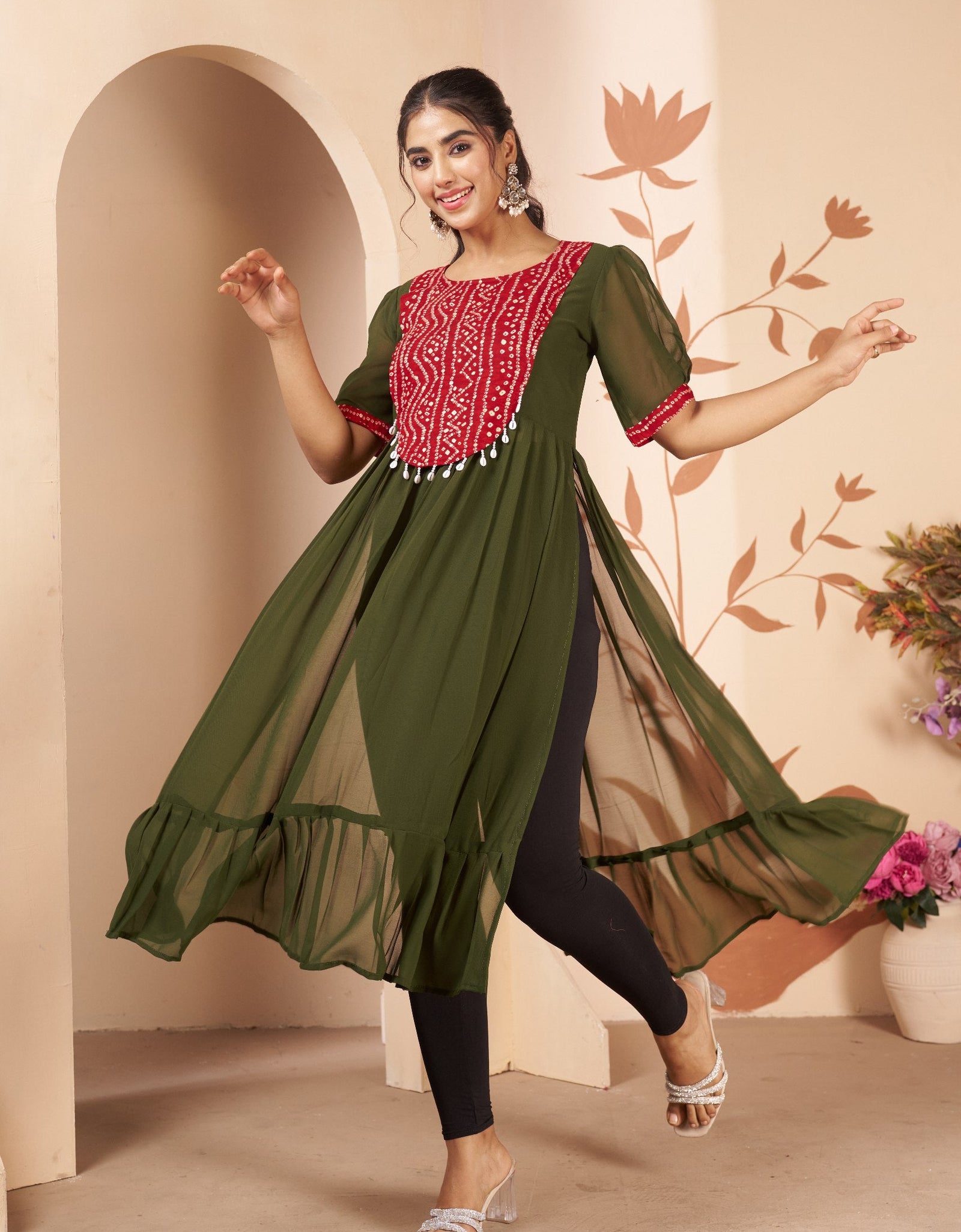 Navratri Garba Women Kurti mahezon