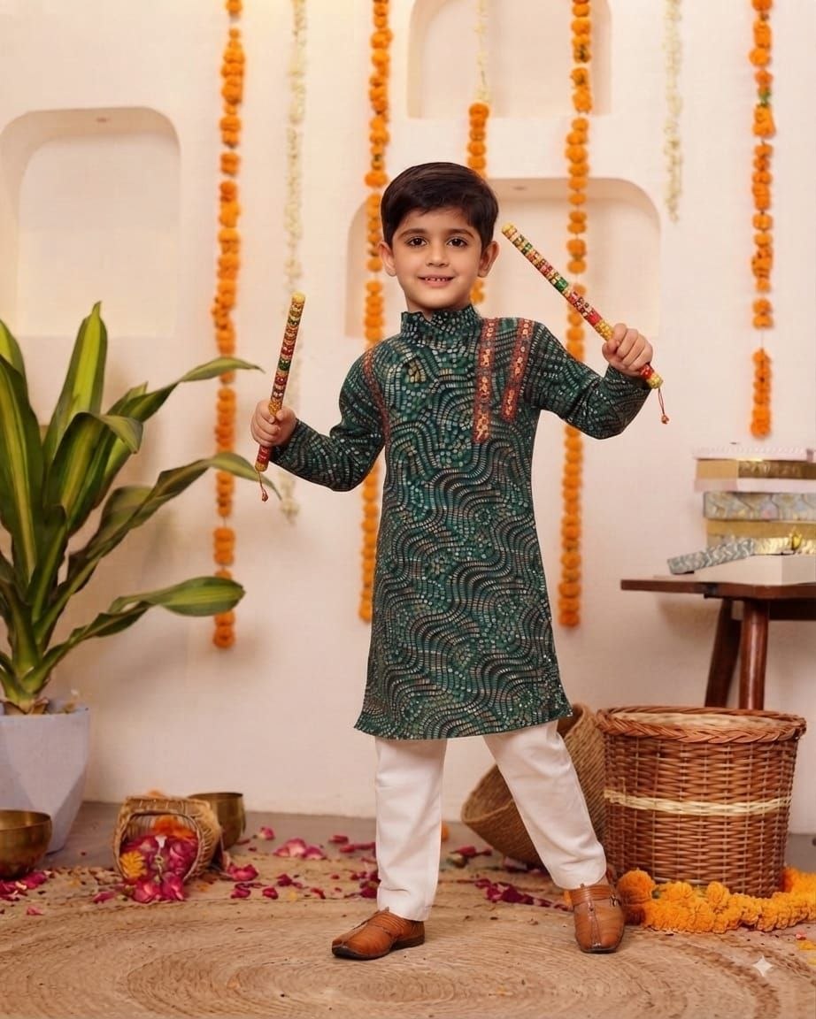 Navratri Special Brother & Sister Twinning Outfit Set