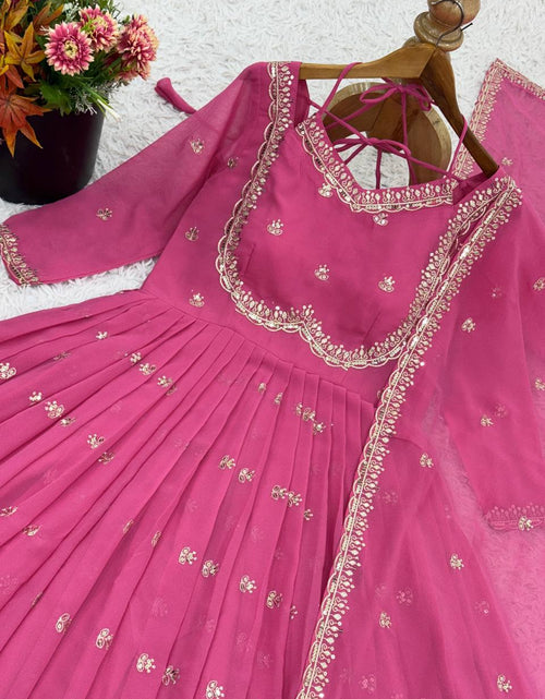 Load image into Gallery viewer, Festive Traditional Ethnic Women Gown Dupatta Set mahezon
