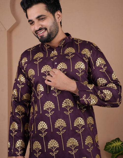 Load image into Gallery viewer, Festive Stylish Men’s Kurta Pajama Set mahezon
