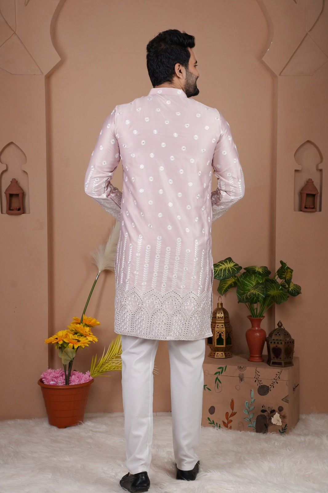 Festive Indian Stylish Men’s Kurta Pajama Set mahezon