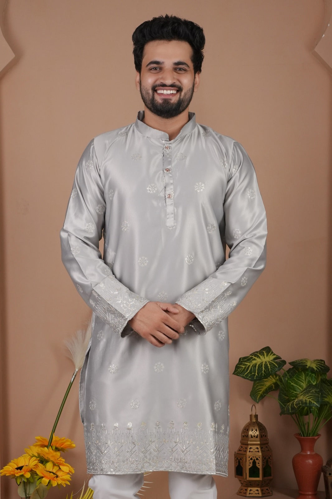 Festive Traditional Stylish Men’s Kurta Pajama Set mahezon
