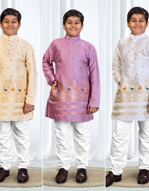 Load image into Gallery viewer, Festive Indian Traditional Father and Son Same Matching Kurta Pajama Set mahezon
