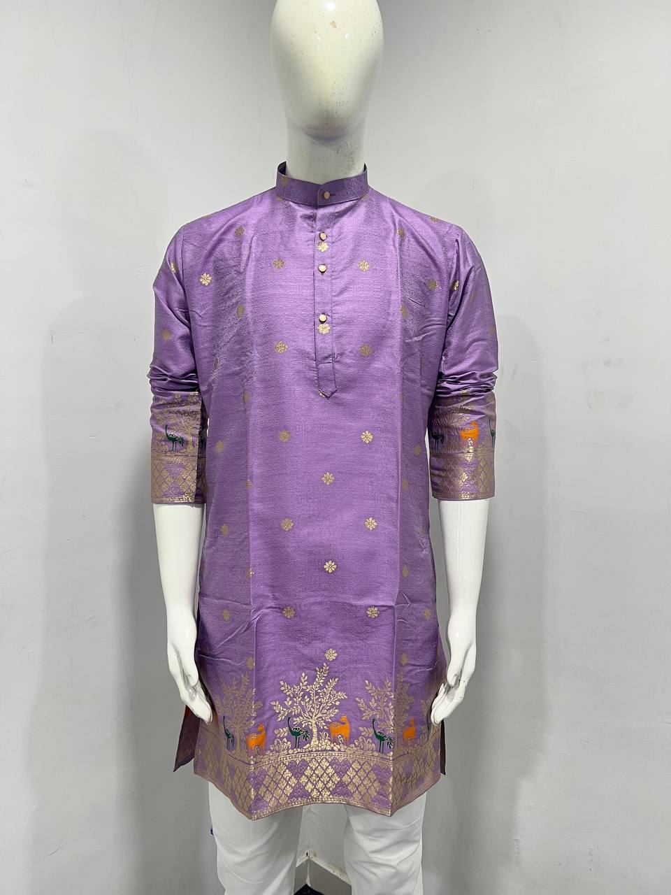 Festive Traditional Ethnic Indian Designer Men's Kurta Pajama Set mahezon