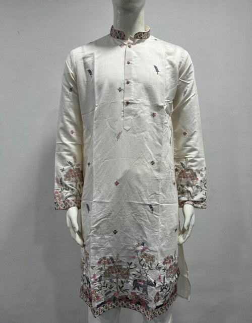 Load image into Gallery viewer, Festive Men’s Cotton Traditional Kurta Pyjama Set mahezon
