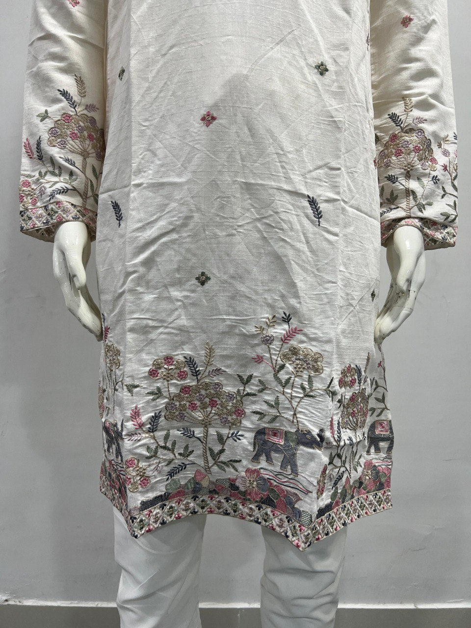 Festive Men’s Cotton Traditional Kurta Pyjama Set mahezon