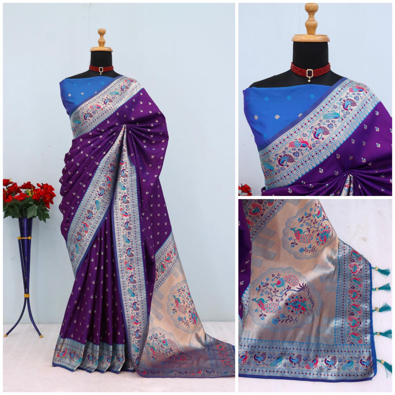 Festive Women’s Paithani Saree mahezon