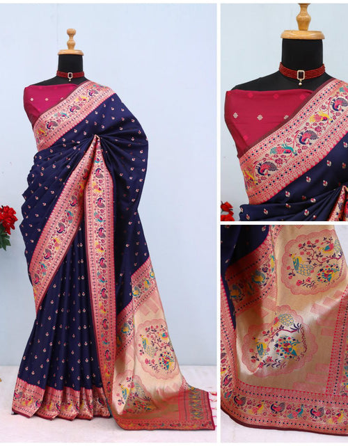 Load image into Gallery viewer, Festive Women’s Paithani Saree mahezon
