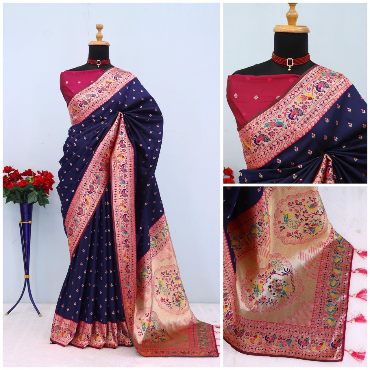 Festive Women’s Paithani Saree mahezon
