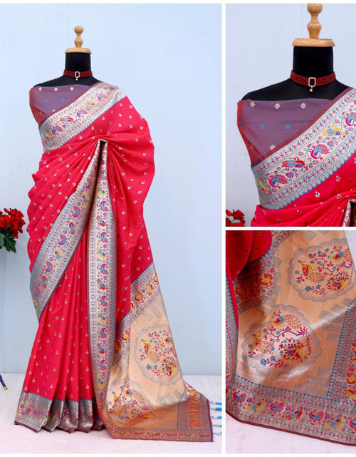 Load image into Gallery viewer, Festive Women’s Paithani Saree mahezon
