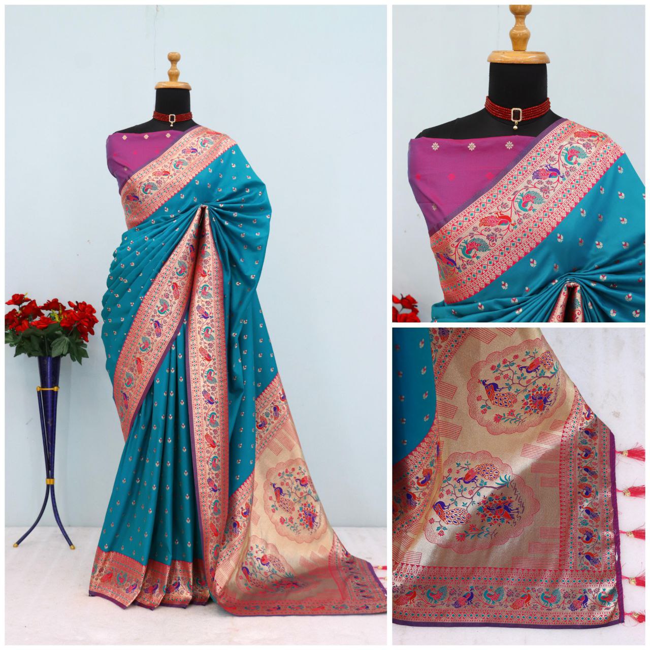 Festive Women’s Paithani Saree mahezon
