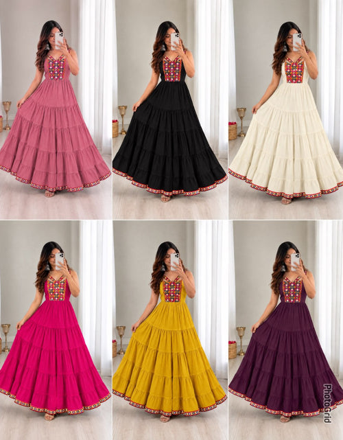 Load image into Gallery viewer, Navratri Garba Special Women Gown Dress
