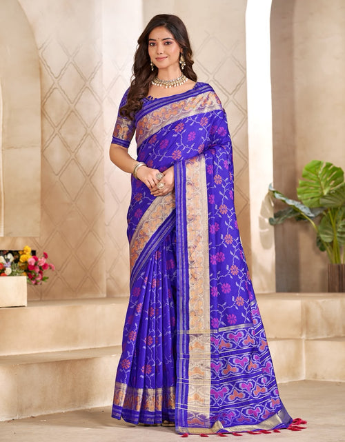 Load image into Gallery viewer, Matching Couple's Festive Silk Set - Purple Saree &amp; Kurta Combo

