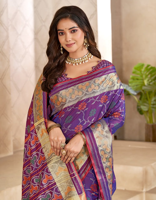 Load image into Gallery viewer, Matching Couple's Festive Silk Set - Light Purple Saree &amp; Kurta Combo mahezon

