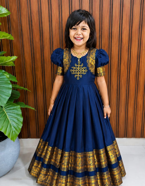 Load image into Gallery viewer, Festive Mother and Daughter Twinning Ethnic Gown Dress

